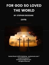 For God So Loved The World: SATB SATB choral sheet music cover